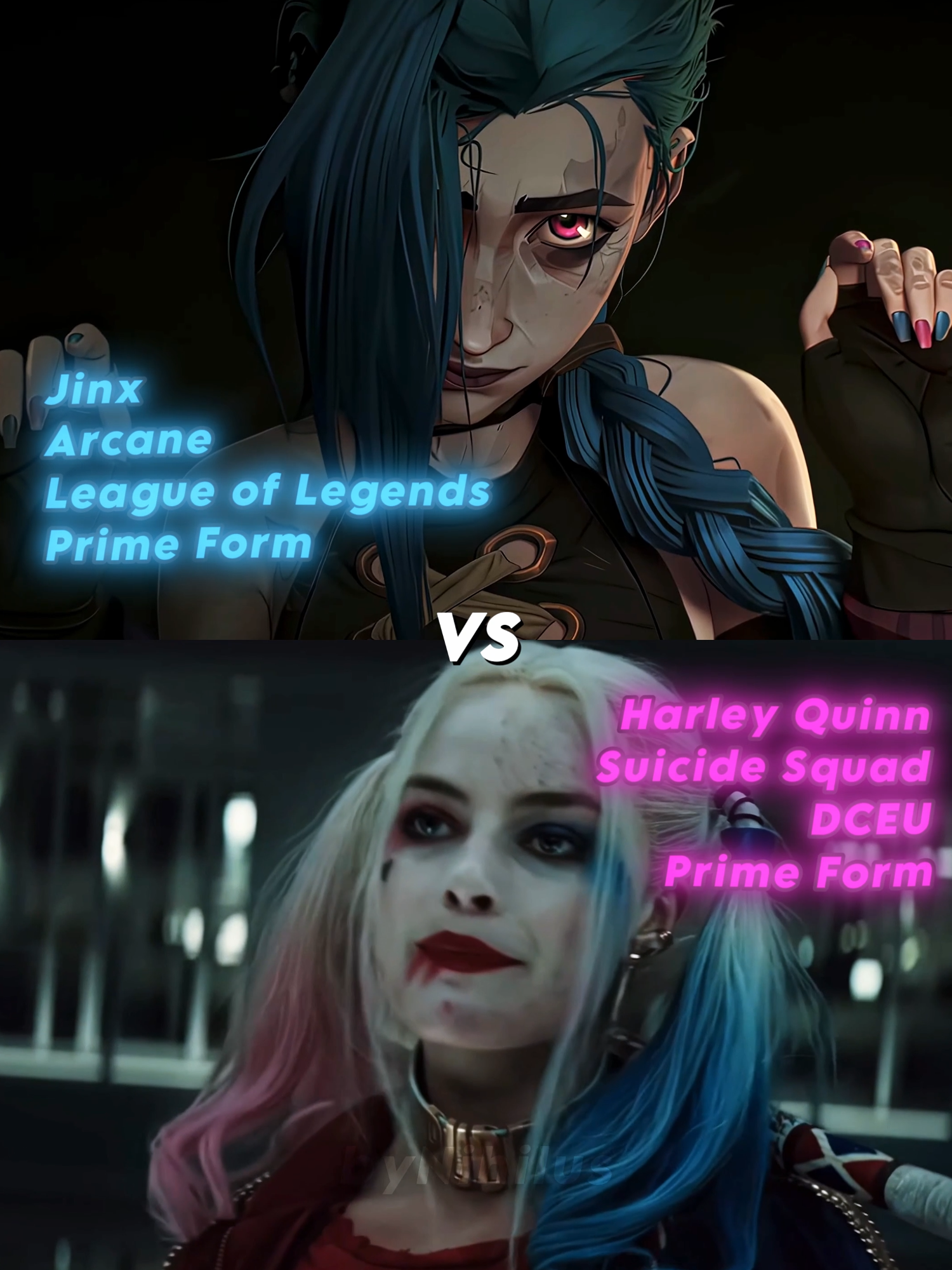 Jinx vs. Harley Quinn (Arcane vs. DCEU) #arcane #arcanejinx #jinxedit #jinxarcane #dceu #harleyquinn #harleyquinnedit #bynihilus #jinx #arcanenetflix #suicidesquad