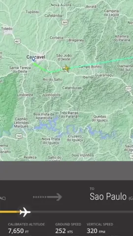 An animation from aviation-tacking company Flightradar24 shows the path of a passenger plane that crashed into the city of Vinhedo, a city in Brazil’s Sao Paulo state, on Friday, with 62 people on board. According to state officials, the plane departed Cascavel in Parana state and was heading to Guarulhos, near the city of Sao Paulo, when it fell thousands of feet out of the sky and crashed near homes in Vinhedo. According to data from Flightradar24, the plane plummeted about 17,000 feet in under a minute. Sao Paulo’s fire service said seven crews were responding to the crash. Police and civil defense workers were also dispatched to the crash site, officials said. #news #planecrash #brazil