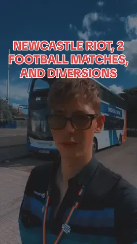 NEWCASTLE RIOT, 2 FOOTBALL MATCHES, AND DIVERSIONS 😶😭 #youngbusdriver #busdriver #trending #enviro400MMC #newcastle #stagecoach #73plate 
