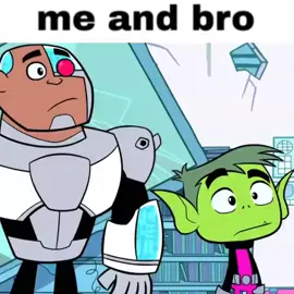 - 💚 { #BBCY } 💙   me and broo . . . . . . . #parati #foryou #fouryou #fypシ #teentitansgo #ttg #TTGO #losjovenestitanesenaccion #beasboy #cyborg #beastboyttg #cyborgttg #chicobestia #mutano #bbcy #beastboyandcyborg #r_0bb #ROB‼️ 