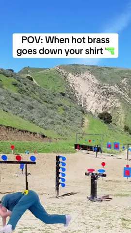 What it looks like when you get hot brass down your shirt #hot #MemeCut #MemeCut #hotbrass #range #rangeday #2a #jokes #iykyk #fy  @I Green Screen Things #Meme #MemeCut 