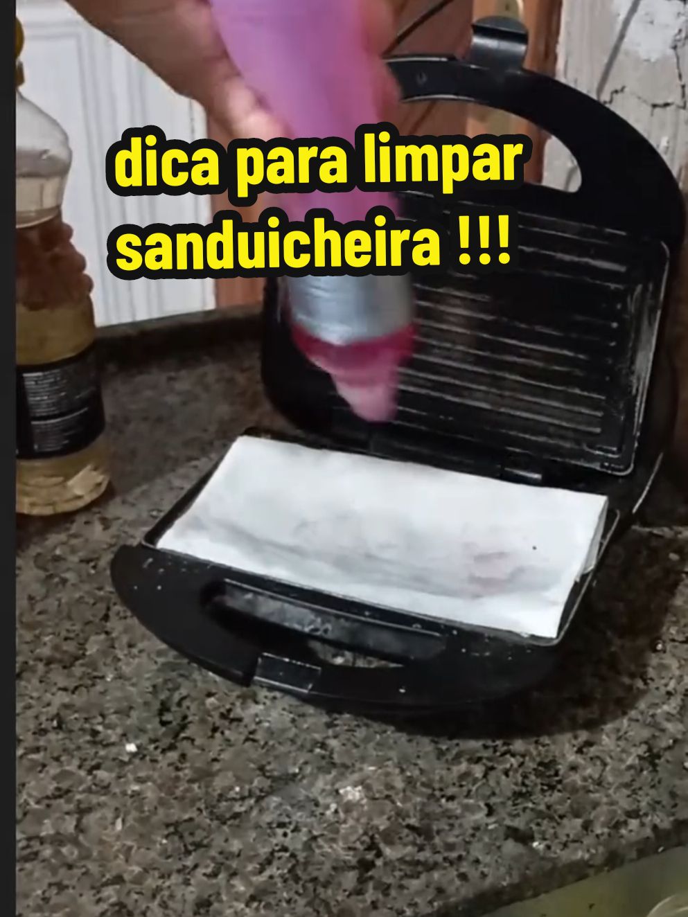 #dica para limpar sanduicheira #foryou #fpyシ #viral 