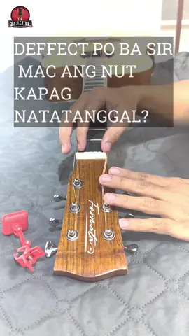 Defect po ba kapag gumagalaw ang nut ng acoustic? Ano po remedy para sa gumagalaw na nut?   Guitar: fermata fa-214. Tuner: aroma rechargeable tuner