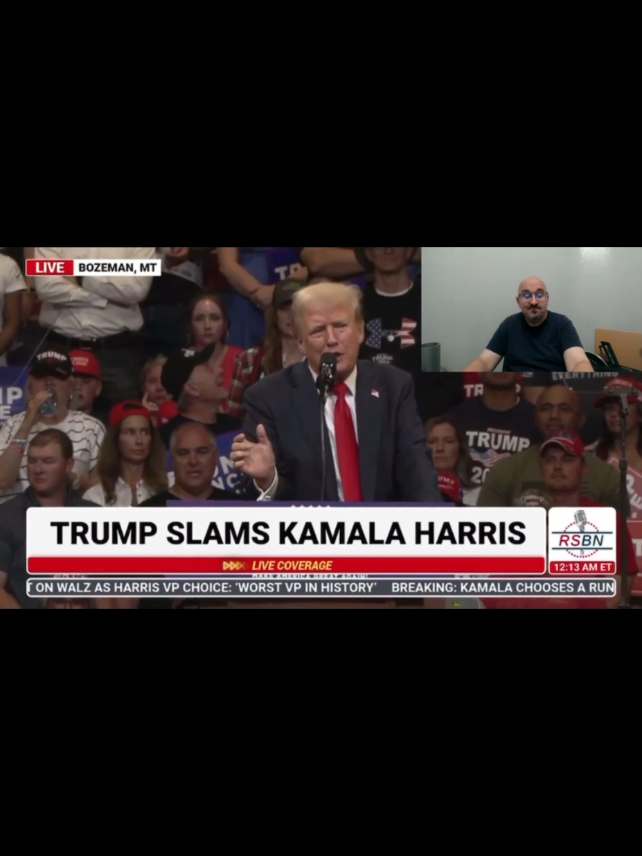 Trump SLAMS Kamala Harris. #trump #kamalaharris 