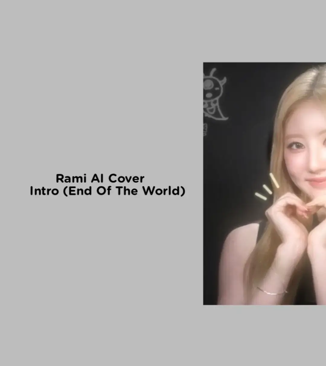 Rami Ai Cover - Intro(End Of The Wolrd)  #rami #babymonster #ramibabymonster #babymonster #fyp  #fypシ #aicover #monstiez #baemon