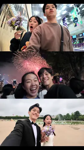 Only thing we’re looking back on is our memories 🫶🏼 @DJI Official @DJI Osmo #dji #osmopocket3 #coupletiktok #travel #Vlog