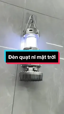 Đèn led tích hợp quạt năng lượng mặt trời 3 trong 1 #xuhuong #dodungtienich 