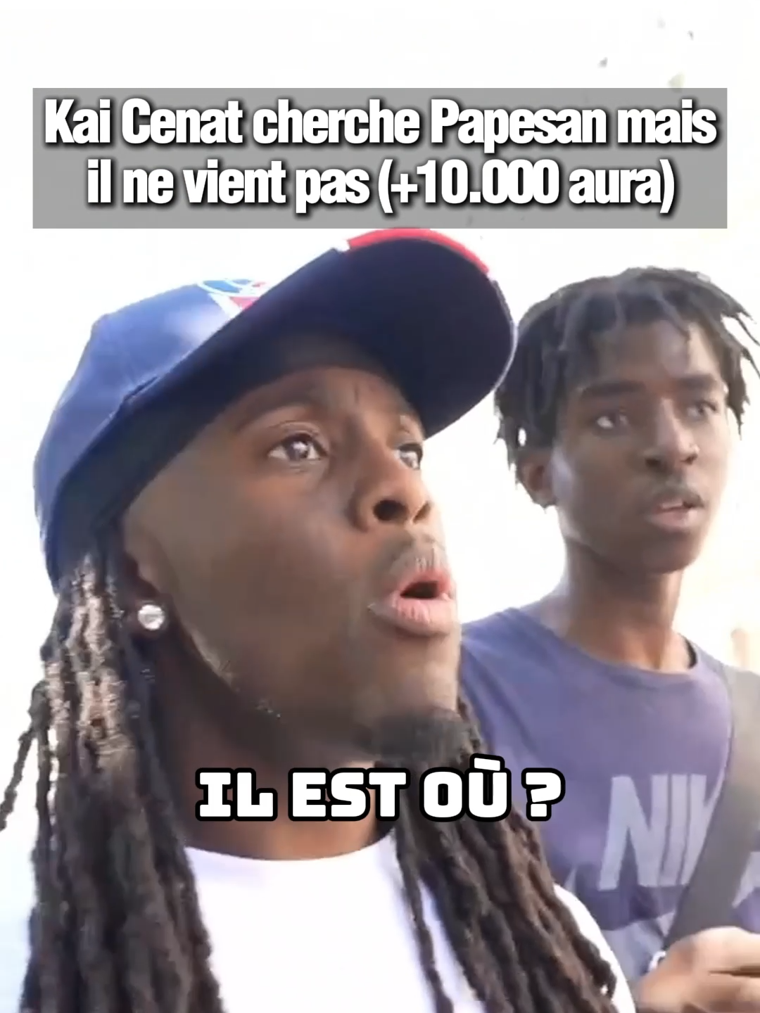 Papesan est différent des autres #papesan #kaicenat #twitchfr #aura #paris #borisbecker