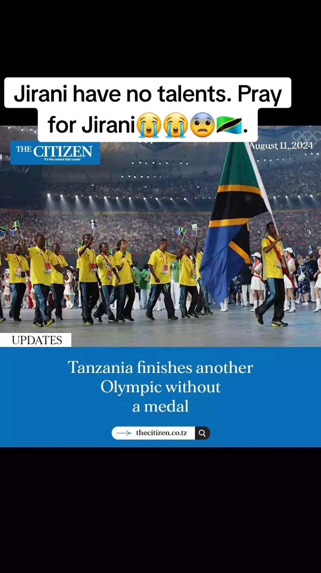 #Olympic   #tanzania 