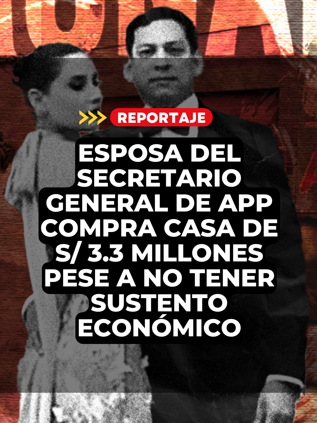 Esposa de Luis Valdez, secretario general de APP y brazo derecho de César Acuña, compra casa de S/ 3.3 millones pese a no tener sustento económico. La casa perteneció al exgobernador del Callao Félix Moreno y fue subastada por el Pronabi. Ganoza es “influencer” y gana S/ 4 mil. #APP #Congresoperu #cesaracuña #LuisValdez #AnaPaulaGanoza #Influencer #ElFoco