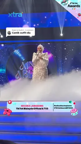 Replying to @Syahril._ Min lanje korang busana kedua @ainaabdulofficial untuk persembahan tadi ❤️🔥 Lawa kan?😍 #TikTokAwardsMY2024 #realisasikanimpianmu #fyp #xtra #ainaabdul #beritaditiktok #sembangentertainment 