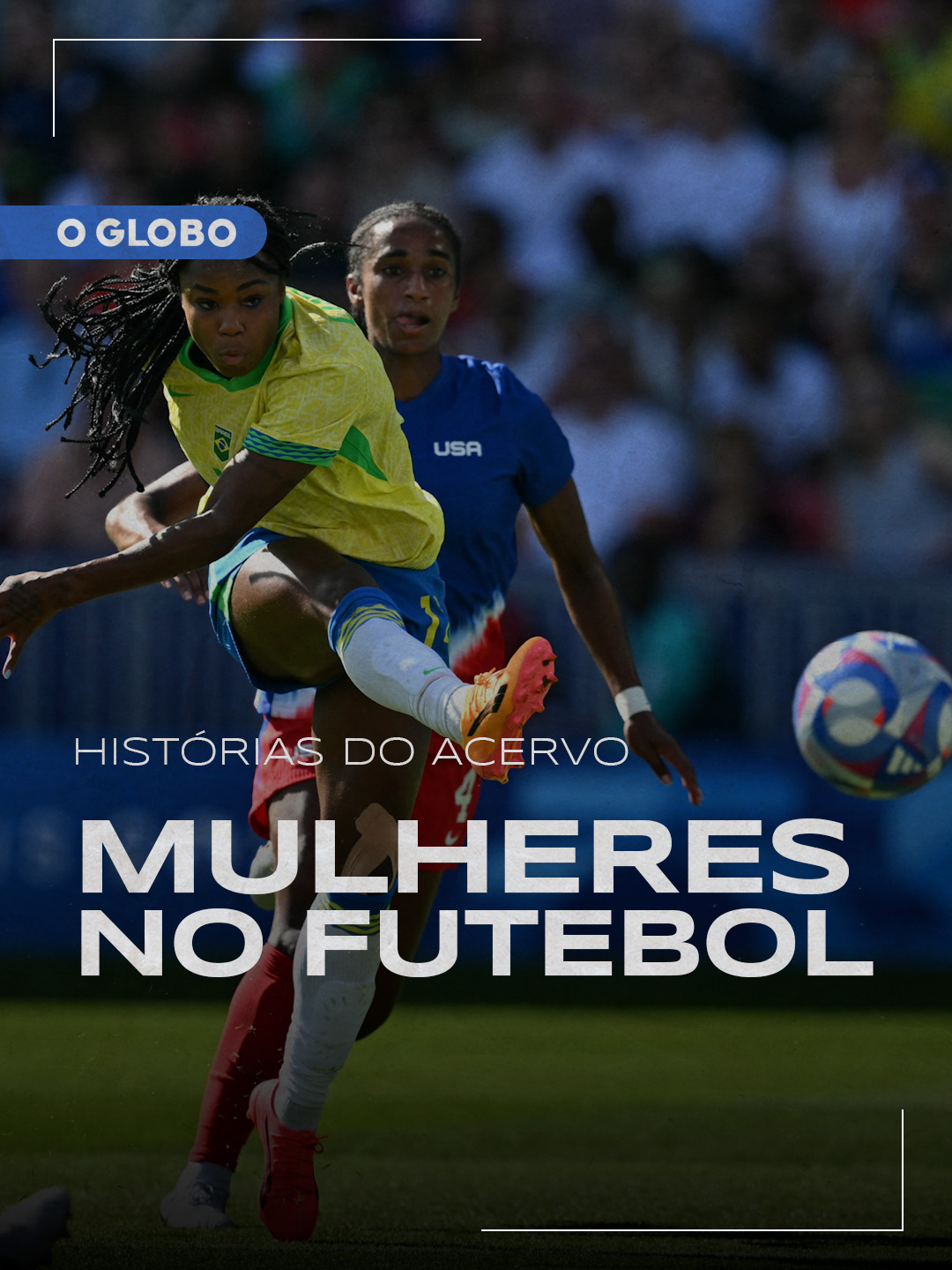 HISTÓRIAS DO ACERVO | A seleção brasileira de futebol feminino perdeu a final dos Jogos de Paris para os Estados Unidos, mas a derrota deste sábado não tira o brilho do trabalho realizado pelo time, que ganhou a terceira medalha olímpica do país na modalidade. Mais do que um ótimo resultado, a prata na França coroa a resiliência das mulheres, que tiveram a sua evolução nesse esporte sabotada pelos homens no século passado. Vem conhecer essa história. Todas as páginas exibidas no vídeo podem ser encontradas no site do Acervo O GLOBO (oglobo.globo.com/acervo/)