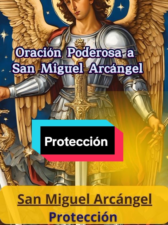 Oración Poderosa a San Miguel Arcángel por Protección San Miguel Arcángel, glorioso guerrero del cielo, En este momento de necesidad, me acerco a ti con humildad y devoción, suplicando tu poderosa protección. Tú que eres el líder de los ejércitos celestiales, te pido que me cubras con tu manto de luz y me guardes de todo peligro. Que tu espada celestial corte cualquier mal que intente acercarse a mí, y que tu escudo me proteja de toda oscuridad. San Miguel, te ruego que tu presencia divina rodee mi vida y la de mis seres queridos. Que ningún maleficio, hechizo o energía negativa pueda penetrar en nuestros hogares y corazones. Que tu luz brillante ilumine nuestras vidas, disipando toda sombra de maldad y llenándonos de paz, amor y seguridad. Protector invencible, te pido que me des la fuerza y el coraje para enfrentar las adversidades de la vida. Que tu guía divina me lleve siempre por el camino de la verdad y la justicia. Llena mi espíritu de fortaleza y mi corazón de fe, para que pueda resistir cualquier prueba y vencer cualquier obstáculo. San Miguel Arcángel, te suplico que intercedas por mí ante el trono de Dios, para que mis plegarias sean escuchadas y mis necesidades atendidas. Que tu poderosa presencia sea un escudo constante en mi vida, brindándome consuelo en los momentos de angustia y protección en los tiempos de peligro. Te agradezco, San Miguel, por tu incansable cuidado y protección. Confío en tu poder y en tu amor, y sé que bajo tu amparo, nada malo podrá afectarme. Con fe y devoción, te pido que sigas velando por mí y por todos aquellos que buscan tu ayuda y tu guía. Amén. #oraciónpoderosa ##oracionporproteccion #oracionsanmiguelarcangel #oracionasanmiguelarcangel #sanmiguelarcangel #sanmiguelito #oracionescatolicas #proteccionespiritual  #oraciónasanmiguelarcángel 