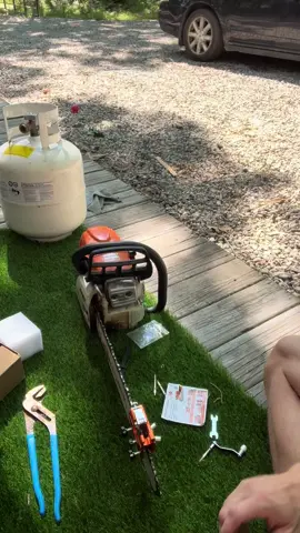 #chainsaw #saw #forrest #wood #cord #tiktokshop 