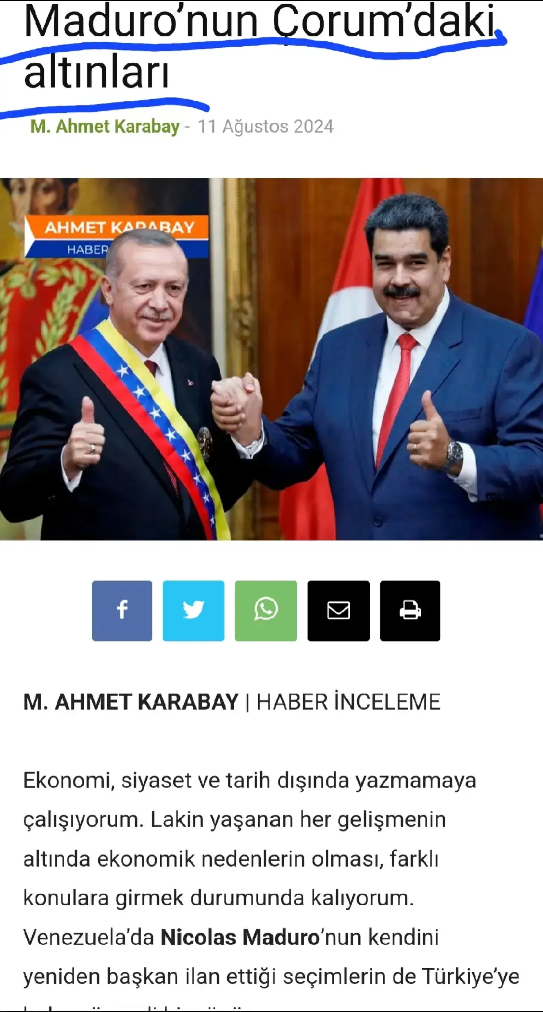 #Venezuela #AhlatlıHolding #AhmetAhlatlı #maduro #Erdoğan 