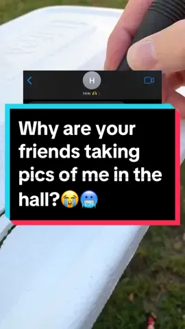 @RIZZ APP Why are your friends taking pics of me in the hall?😭🥶#texts #texting #textstory #textingstory #textingstories #caiwuchao
