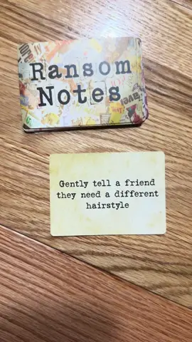 Hey Captain 🫡 #ransomnotes #ransomnotesgame #GameNight #boardgame #partygsme #haircut 