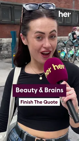 Want to win some beauty products? This is your sign to sprint towards the Her team next time you see us in the street. 🏃‍♀️⁠ ⁠ All that’s standing between you and a gorge prize from some incredible brands are some simple (👀) questions. ⁠ ⁠ Let’s go... 🤓💄 ⁠ ⁠ #beautyandbrains #giveaway #quiz #voxpop 