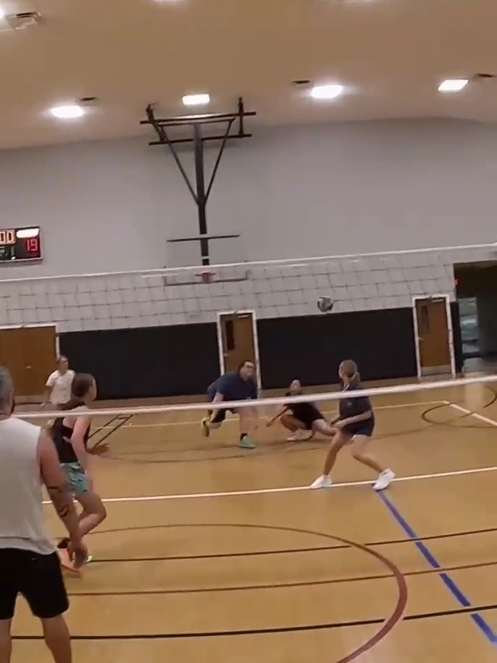 🥴 There Wasn't Four Touches!? 🥴  #volleyball #volleyballgame #volleyballworld #volleyballplayer #coedvolleyball #goprovolleyball #haikyuu #gopro #sports #vball