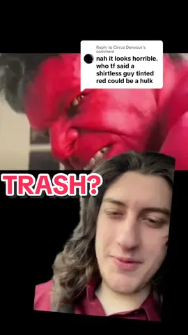 Replying to @Cirrus Denvour  Does Red Hulk look good?? #redhulk #comictok #generalross #mcutok #captainamericabravenewworld 