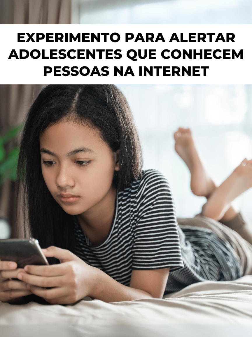 Experimento para alertar conversas de crianças e desconhecimentos pela internet! #experimento #segurançadigital #comunicação #confiança #alerta #experiment #digitalsecurity #communication #trust #awareness