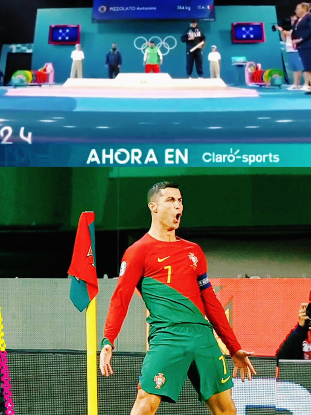 El héroe de los juegos Olímpicos  ❤️ #siuuuu #cr7 #cristianoronaldo #juegosolimpicos2024 