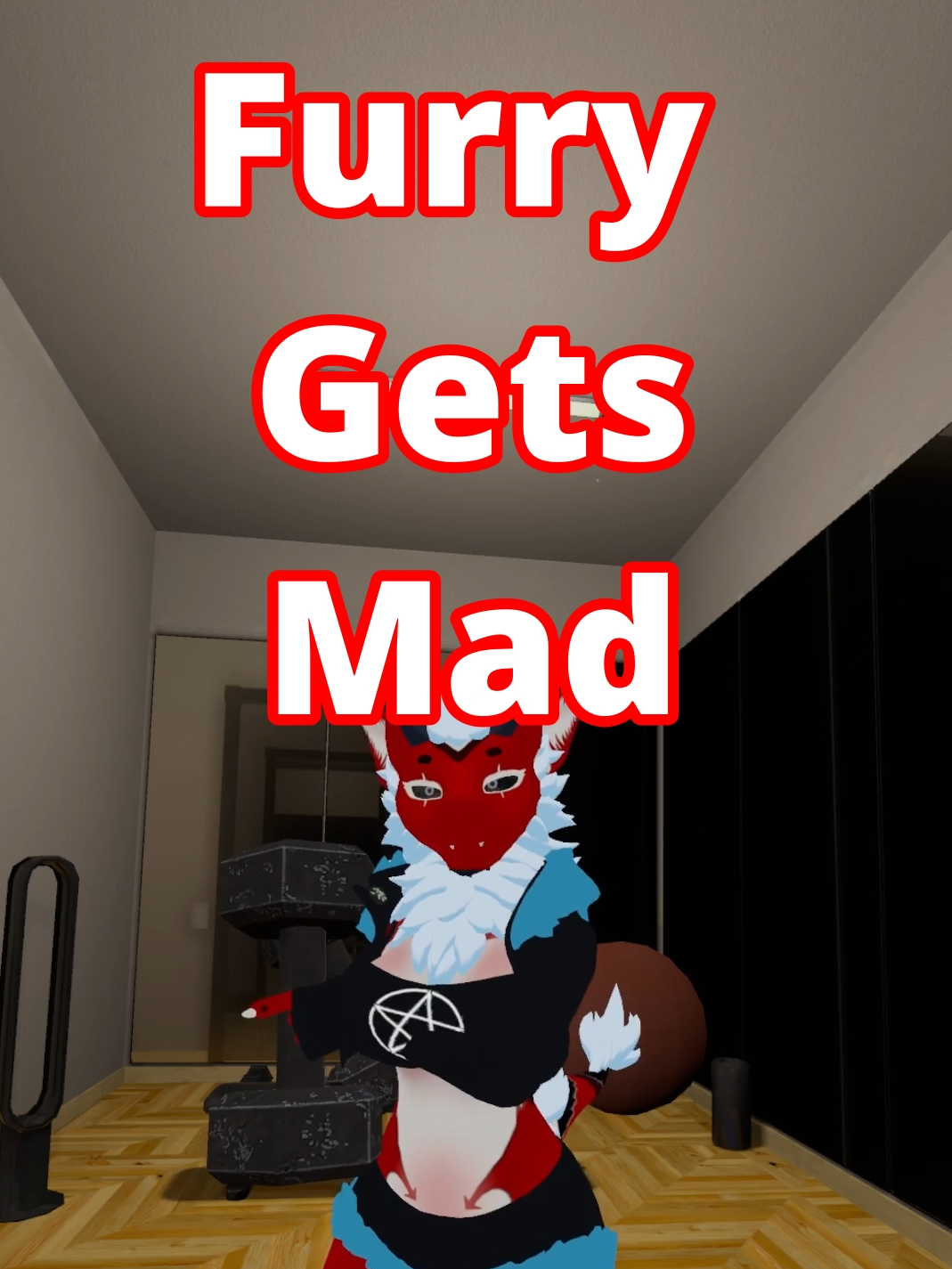 Furry gets mad #illegalsinmyyyard #humor #meme #furry #comedyvideos