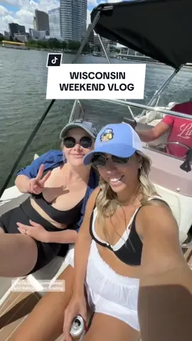 Full weekend vlog 🚤☀️ loved Milwaukee & will be back! #milwaukee #weekendvlog #Vlog #thingstodomilwaukee #traveltok #comewithme 