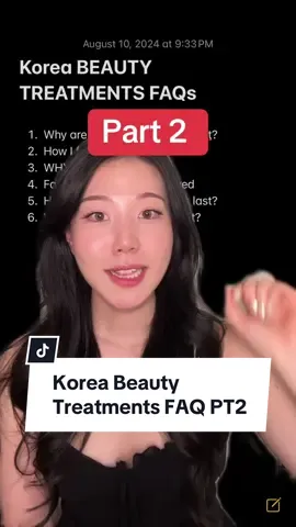 Part 2 of answering common questions (and 5 month update!) regarding my beauty treatment experience in korea! #rejuranhealer #juvelook #koreanbeautytreatment #inmode #greenscreen #koreabeauty #TikTokCreatorSearchInsightsIncentive 
