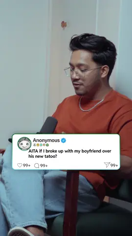 AITA if I broke up with my boyfriend over this new tattoo?  #fyp @Namrata  #bloomdots  #contentcreation  #australia  #sydney  #fio  #marketingagency  #redditposts 