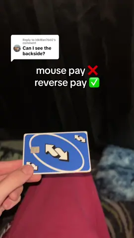 Replying to @IdkMan7660  don’t miss out on getting that reverse pay 🗣️🔥 #cardcover #cardskins #unoreverse #funny #cardcovers #ttshop #flashsale #fypp #creditcardskin #customcards 