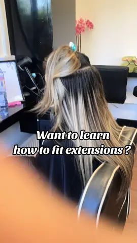 Want to learn how to fit extensions? Dm me to find out how! #education #haireducation #haireducatoruk #hiartok #hair #learn #fyp #viral 