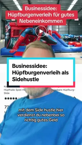 Businessidee: Hüpfburgenverleih als Sidehustle #businessidee #geschäftsidee #sidehustle #selbstständigkeit #vermögensaufbau #finanziellefreiheit 