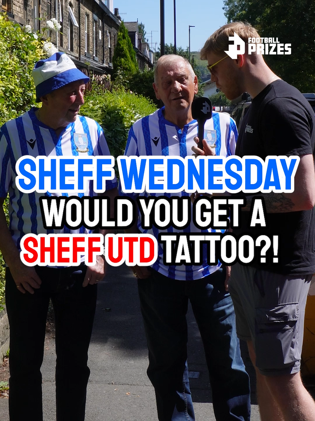 WOULD YOU GET A SHEFFIELD UNITED TATTOO IF IT MEANT YOU WON THE CHAMPIONS LEAGUE?! 🦉⚔️ Would you do the same for your rival team?! ⚽👀 #footballtiktok #Soccer #sheffwednesday #tattoo #rivalry #championsleague