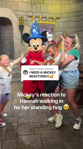 Replying to @Gigi I think Hannah will be wanting standing hugs from now on 🥹😭 Pr trip to Orlando but paid for our Disney tickets @Disney Parks #mickeymouse #wdw #disneyworld #mickey #cheethamswithdreams #cerebralpalsy