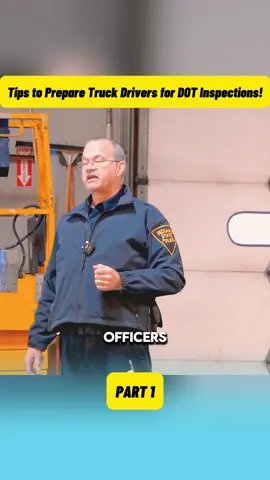 Part 1 Tips to prepare truck drivers for DOT inspection!#officerhoover #tiktok #trending 