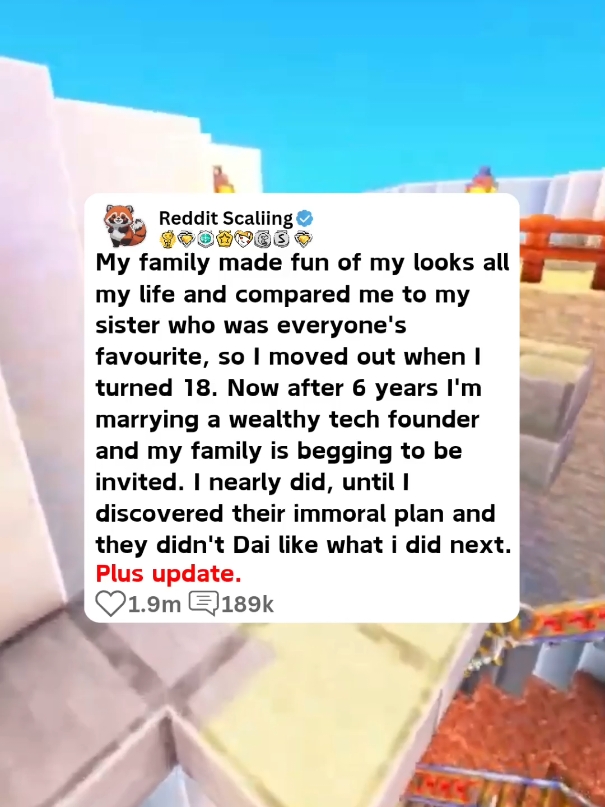 My family made fun of my looks all my life and compared me to my sister who was everyone's favourite, so I moved out when I turned 18. Now after 6 years I'm marrying a wealthy tech founder and my family is begging to be invited. I nearly did, until I discovered their immoral plan and they didn't Dai like what i did next. Plus update.  #reddit #redditstories #reddit_tiktok #reddeadredemption2 #redditreadings #askreddit #scalingstories #storytime #storywa #redditstorytime #Relationship #redditrave #story #usa_tiktok #usa #usa🇺🇸 