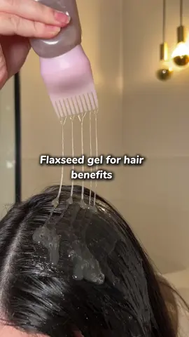 Flaxseed gel for hair growth #hairgrowthtips #flaxseedgelforhair #diyhairmask 