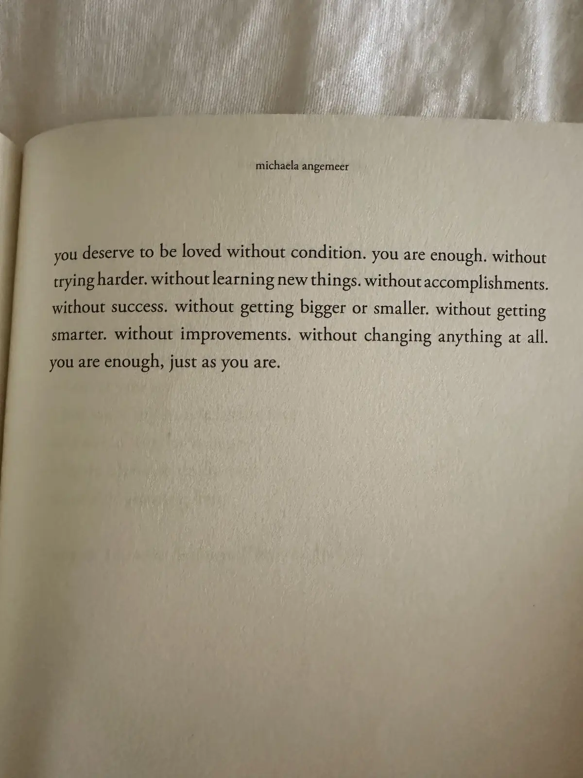 you are enough 🤍