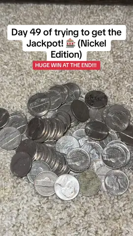 Day 49 Of Trying To Get The Jackpot! 🎰 (Nickel Edition) #fyp #slotmachineguy #viral #antique #foryoupage #antiqueslotmachine #trending #day49 #lucky 