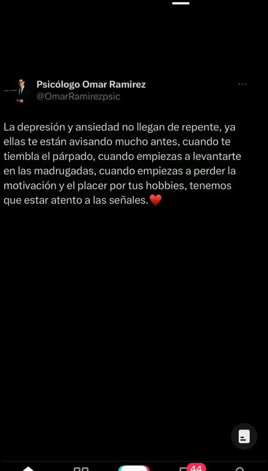 #llega derrepente 😔🥺