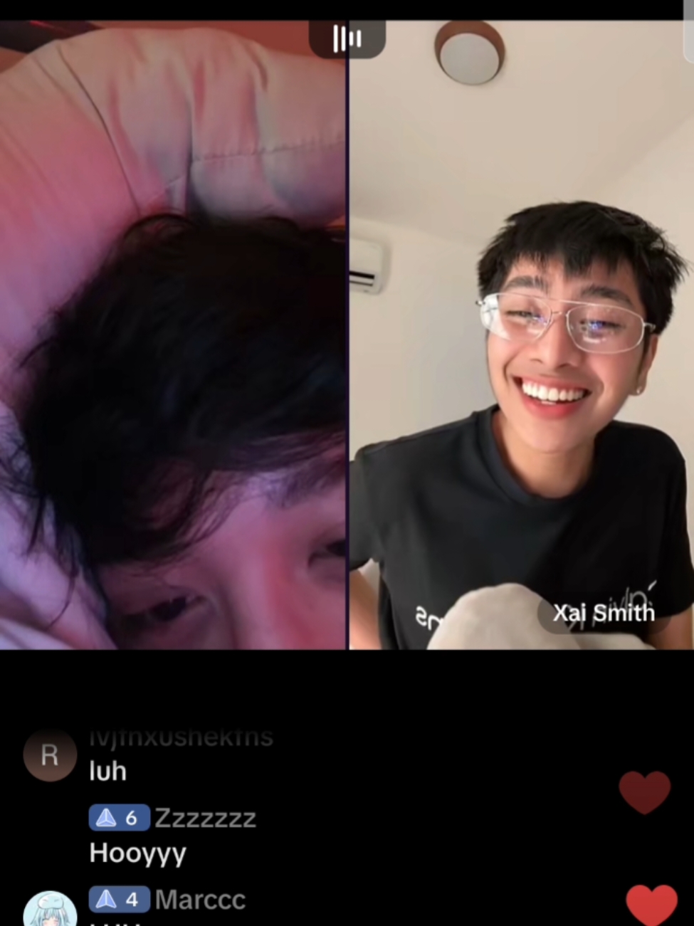 Book 2: Episode 2 Part 9: Thanks ELYU   Xai's reaction after Waki's live 😭😭😘😘@joaquin tiu @Xai Smith  #XaiSmith #joaquintiu #Quinxai #fyp 