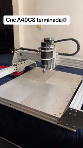 Cnc fresadora a40gs terminada. Meda de aluminio. #cnc #agtronics #fresadora #mecanizado  #aluminio #DIY #maker 