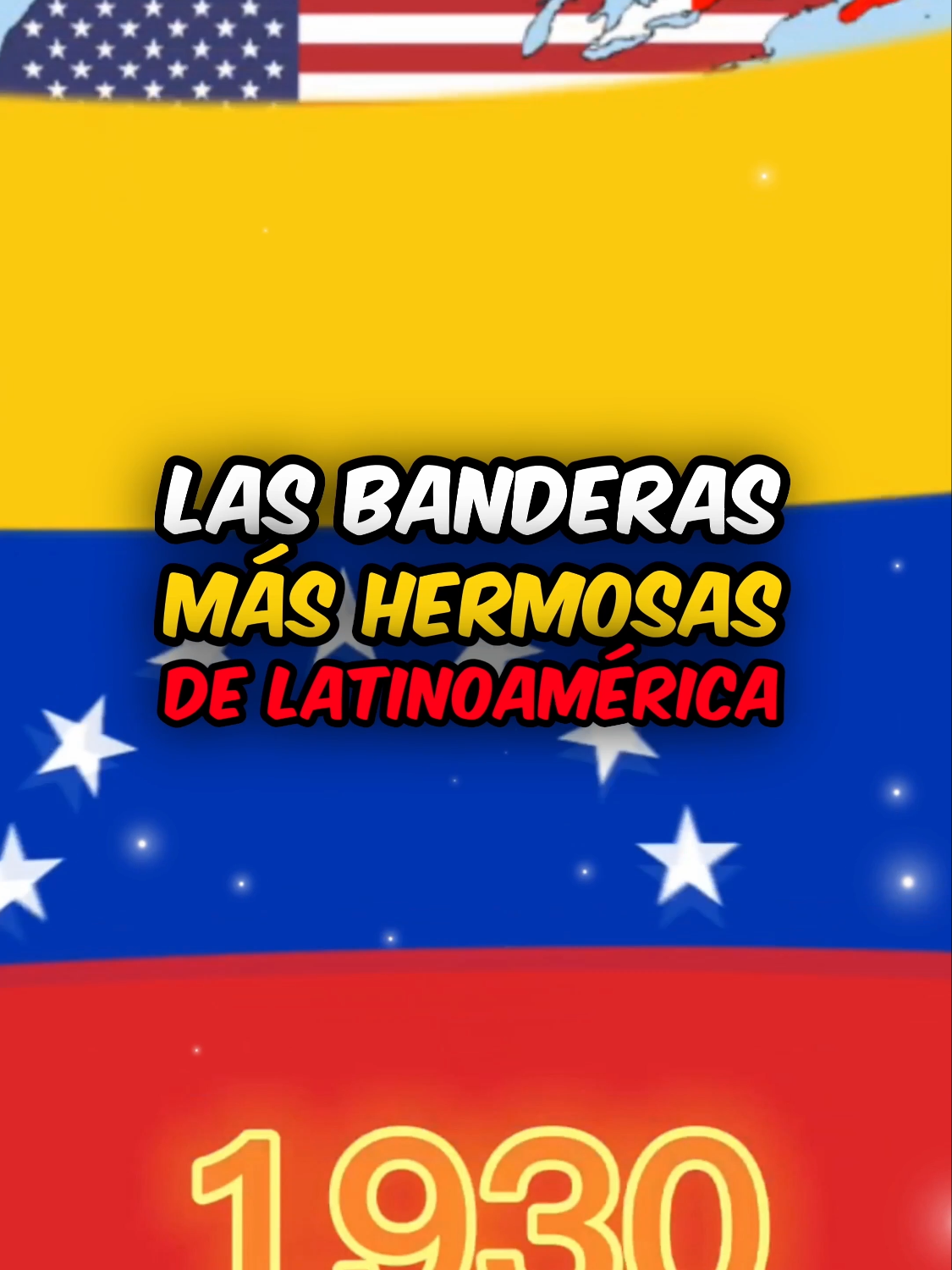 Las banderas más hermosas de Latinoamérica #dankev #banderas #tendenciatiktok #america #top #paises