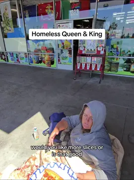 Feeding Hungry People Pizza + she just needed new pants 🥹❤️ #fyp #foryou #viral #homeless #homelessness #arislovesevery1 @Little Caesars 