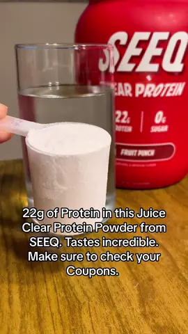Loved the taste of this. Completely different from the usual protein powder. This goes great with a glass of cold water for a juice like end result. #foryou #seeq #juice #highprotein #GymTok #postworkout #tiktokshop #tiktokmademebuyit #proteinpowder 