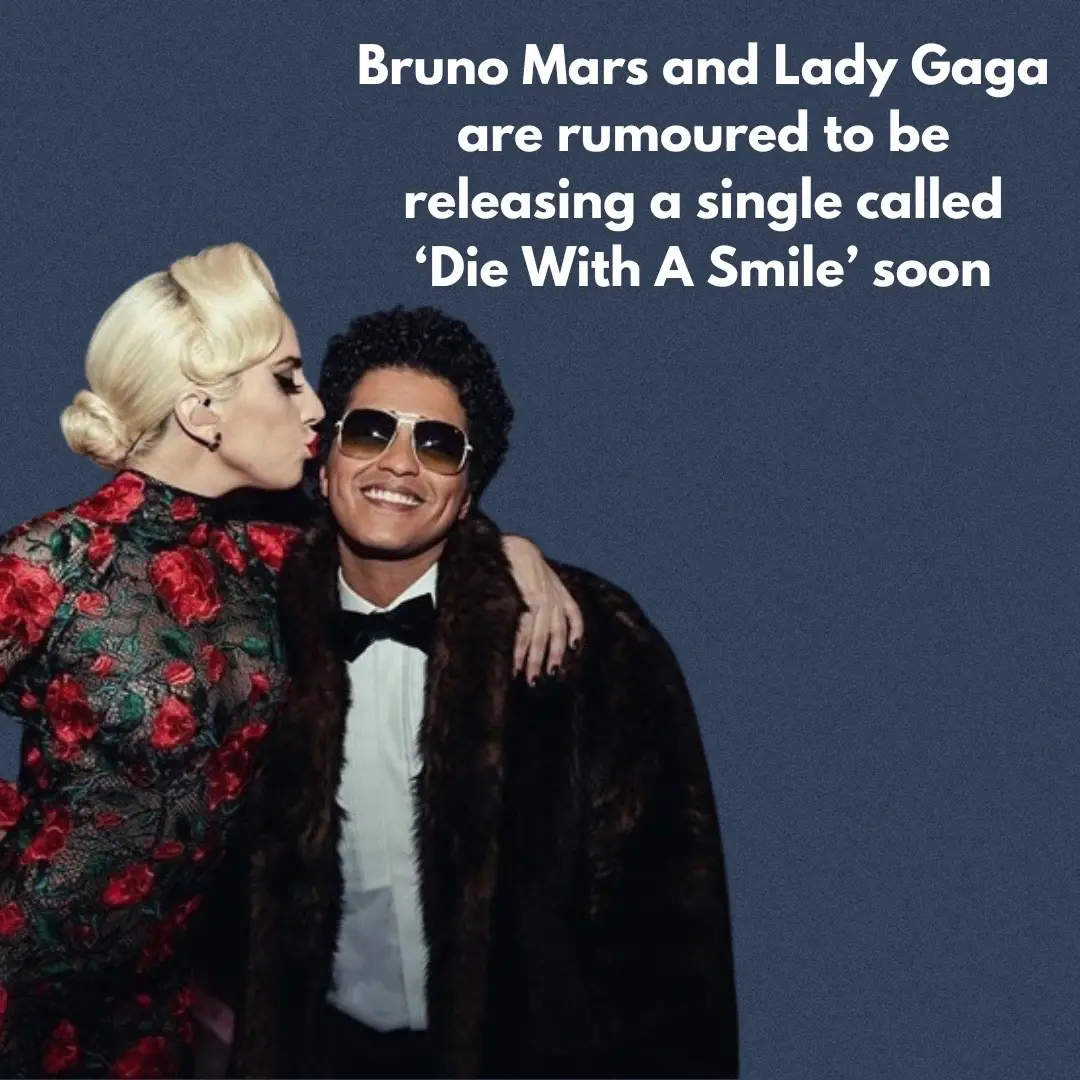 Bruno may be making a comeback soon! 👀✨ #ladygaga #brunomars