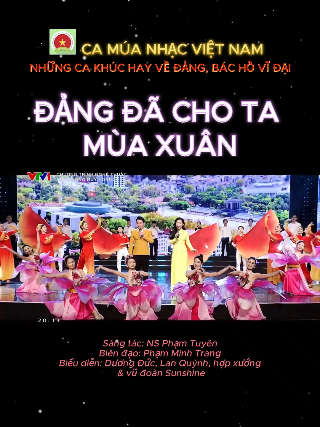 Đảng Đã Cho Ta Mùa Xuân #dangdachotamuaxuan #camuanhacvietnam #cakhucvedangbac #hatmuatapthe #vangnhequanchung #bieudiennghethuat