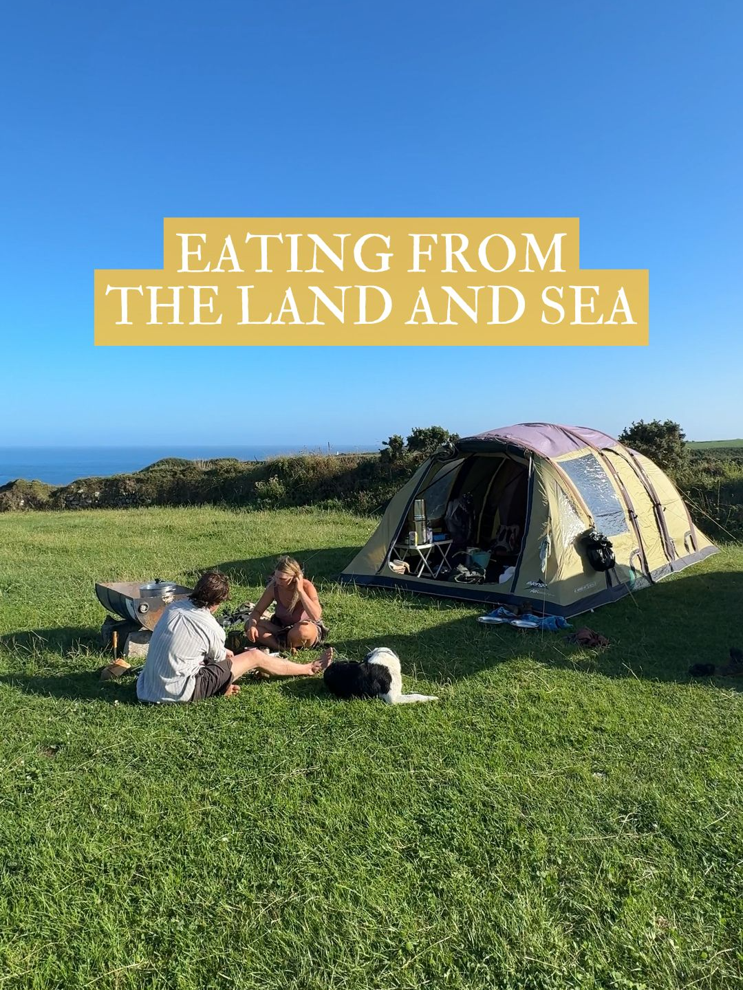 Deep gratitude for the land and sea. #youarefromhere #camping #foraging #fishing #mackerel