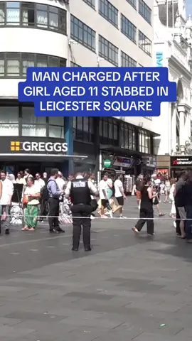 A 32-year-old man has been charged with attempted murder after an 11-year-old girl was stabbed in Leicester Square, central London, on Monday.  Ioan Pintaru, of no fixed address, was charged with attempted murder and possession of a bladed article, the Metropolitan Police said today. #leicestersquare #london #centrallondon #crime #ukcrime #news #uknews #charged #metropolitanpolice 